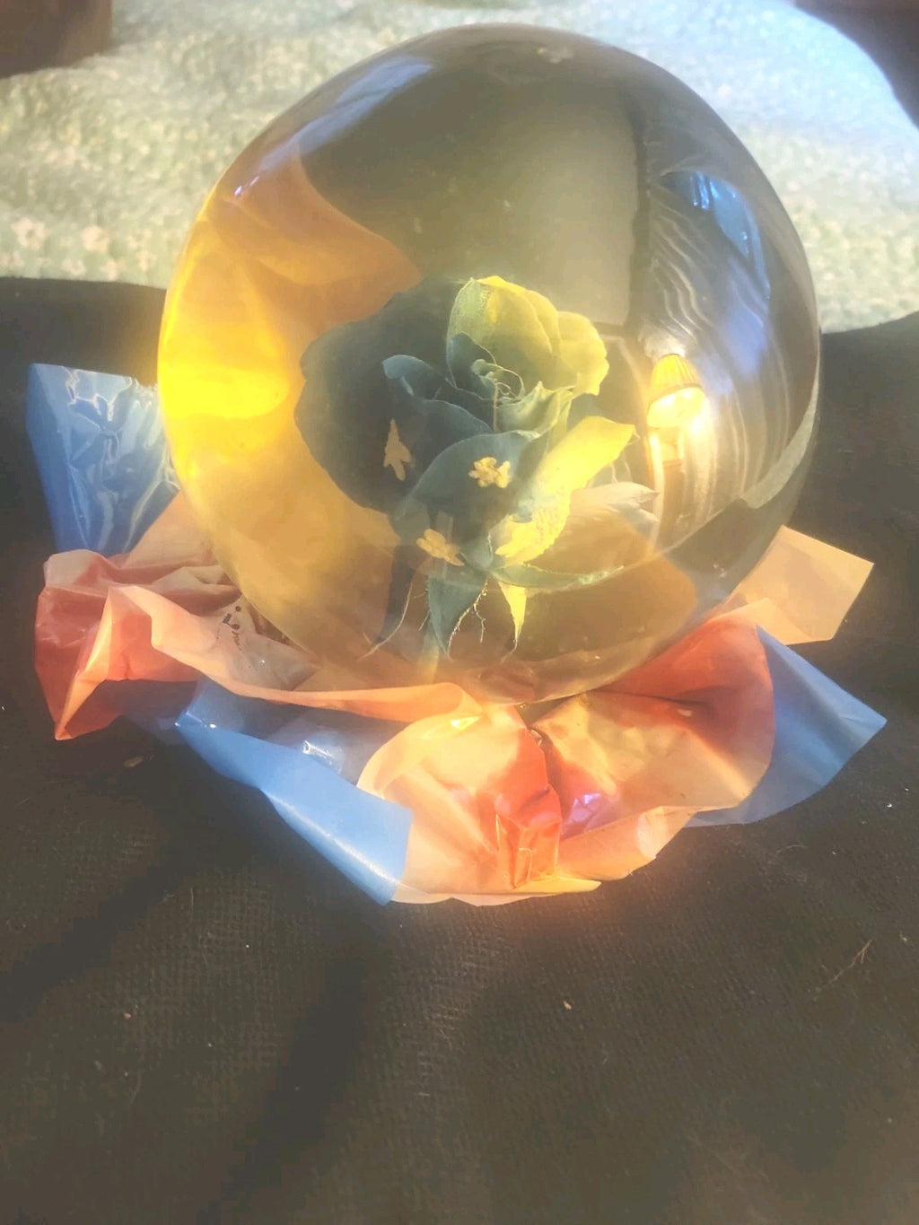 Rose July 4th Water Globe
