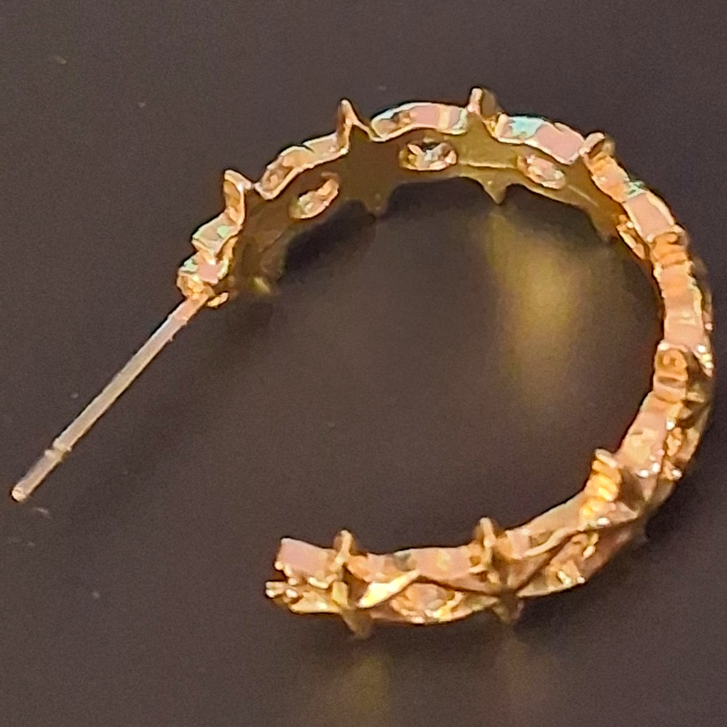 24Kt.Plated  Crystal Rhinestone 