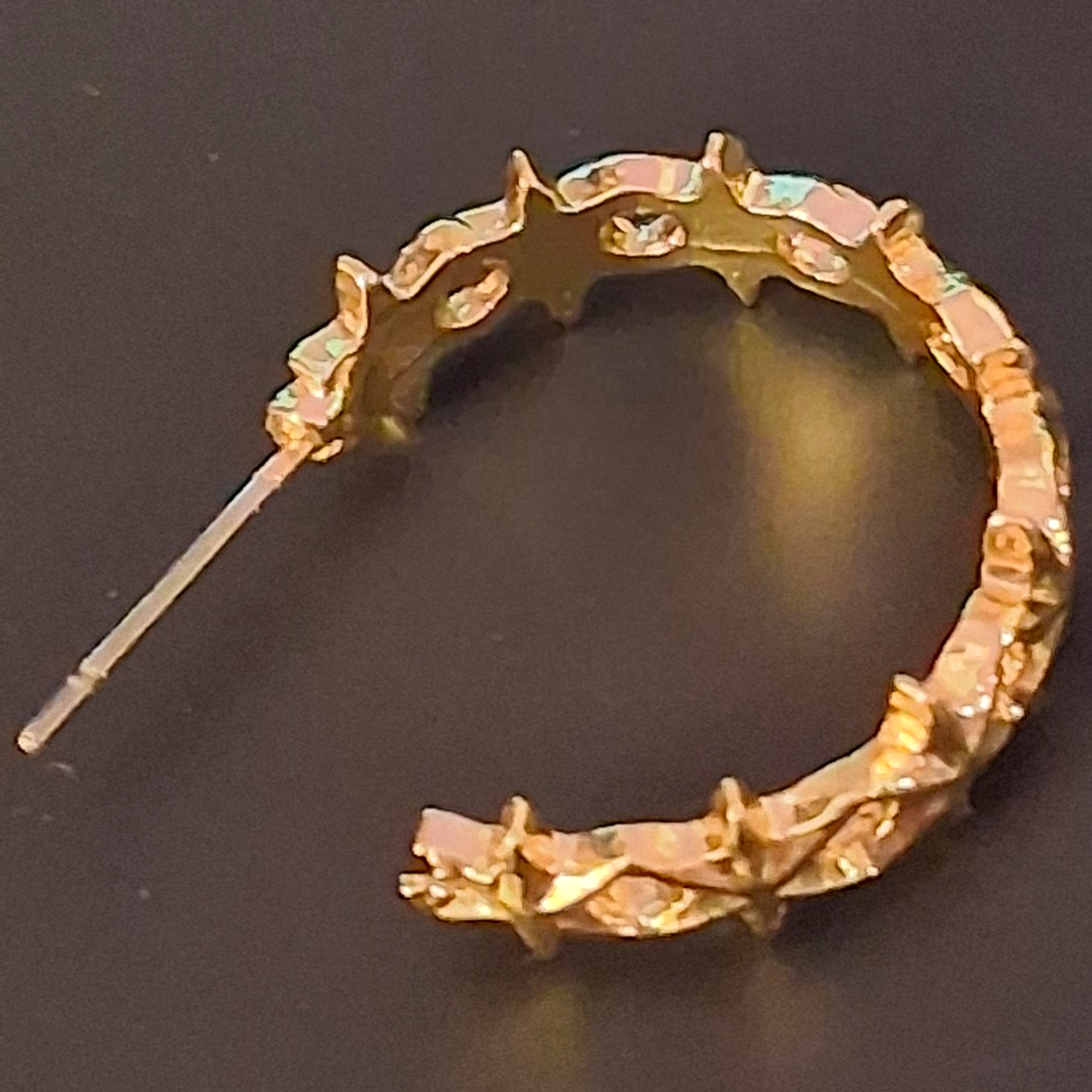24Kt.Plated  Crystal Rhinestone 